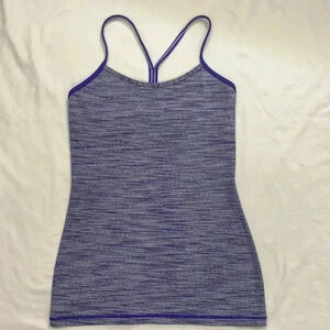 Lululemon power Y tank top womens sz 6 purple